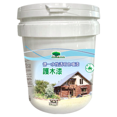 德一水性戶外漆亮光型 戶外木器專用 水性環保配方 施工簡單 突顯木紋質感, 柚木, 1L, 1罐