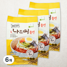 칠갑농산 영주 나드리쫄면, 494g, 6개