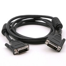 컴스 DVI-D 케이블(듀얼) 5M, C0235, 블랙