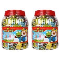 태양생활건강 뽀롱뽀롱 뽀로로 비타 세븐 비타민, 500정, 2개