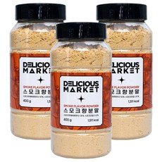 딜리셔스마켓 스모크향 분말, 400g, 3개