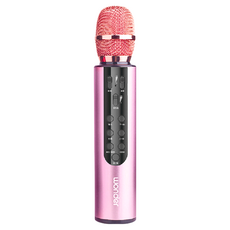 WONDER K歌姬三代藍牙麥克風 玫瑰石英粉 無線歡唱 K歌神器, WS-T188M