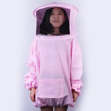 미화부장 양봉 벌초 보호복 상의, 04 분홍색, 1개