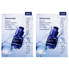 INNISFREE 台灣公司貨 1%A醇PDRN水光安瓶果凍面膜, 2個, 1個裝