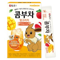 담터 포켓몬 콤부차 망고리치, 5g, 10개입, 1개