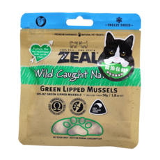 ZEAL 真致 冷凍乾燥零食 100%純肉狗零食 ZE-FD-2053 犬用, 綠唇貽貝, 50g, 1包