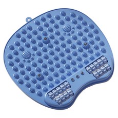 MICHAEL FITNESS 麥克健身 50x50cm 超大腳底滾輪指壓板 磁石按摩, 藍色, 1個