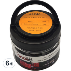 Inno Tools 華司頭自攻螺絲 黑色 4.2 x 16 mm 1246, 6個