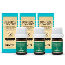 DIONEL Clean-Cotton女性私密護理香氛精油, 5ml, 3瓶