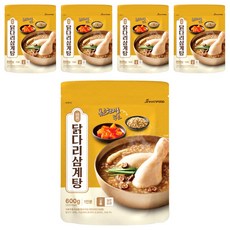 바른 닭다리삼계탕, 5개, 600g