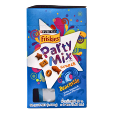 Friskies 喜躍 Party Mix 香酥餅 貓用零食 - 鮪魚、鮭魚、鯛魚口味, 海洋鮮味, 480g, 1盒