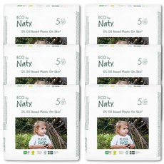 ECO by Naty 黏貼型尿布, 第5階段, 132片