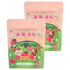 粥寶寶 草莓凍乾, 15g, 2包