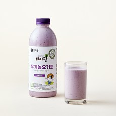 디어팜 유기가공식품 인증 블루베리 수제요거트, 1L, 1개입, 1개