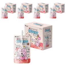 맥널티커피 10가지 비타민을 가득 담은 곤약젤리 복숭아 10개입, 1.3kg, 5개