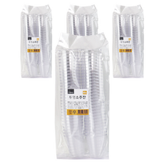 생활미소 투명한 소주잔 65ml, 60개입, 4개