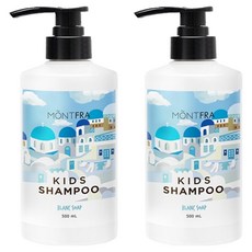 몽프라 키즈 샴푸 블랑솝, 2개, 500ml