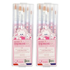 morning glory 刷具調色盤組, 粉紅色, 2套