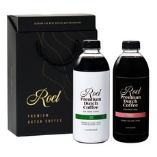 Roel 冰滴咖啡 冷萃原液禮盒, 巴西 1L + 低咖啡因 1L, 1套