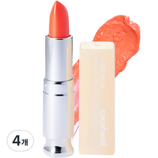 코코힐리 큐브 립밤, 오렌지 팝, 3g, 4개