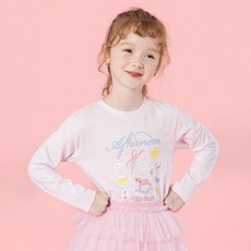 아이러브제이 여아용 파티 크롭 티셔츠