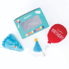 Zippypaws 狗狗生日禮物玩具套組, 混色, 1套