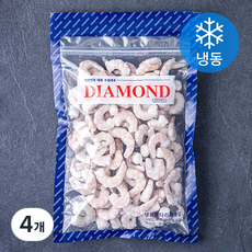 DIAMOND 생새우살 (냉동), 4개, 500g(91~110)