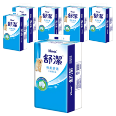 Kleenex 舒潔 棉柔舒適平版衛生紙 300張, 6包, 6袋