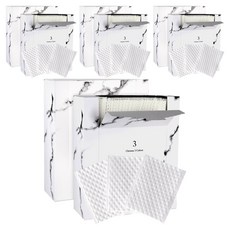 CHRISMA 壓花3層化妝棉, 500張, 8個