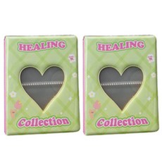 SOFTHOLIC 收集冊 照片小卡相簿 2格, 綠色, 20張