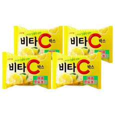 LOTTE 樂天 VC檸檬糖，韓國原裝進口，每份維他命C 900毫克, 17.5g, 4包