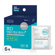 CODI 日常清潔濕紙巾 30張, 6盒