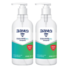 크리넥스 안심손소독제겔플러스 프레쉬알로에향, 480ml, 2개