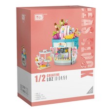 LoZ 迷你微型積木 LOZ1745 6歲以上, 雪糕店, 1盒