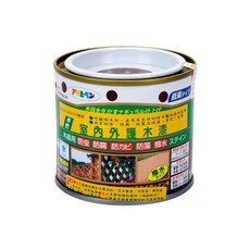 ASAHIPEN 朝日塗料 水性室內外護木漆, 防蟲防腐防霉 胡桃 0.2L, 1罐