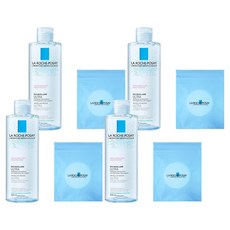 라로슈포제 미셀라 클렌징 워터 울트라 리엑티브 + 화장솜 30매, 400ml, 4개