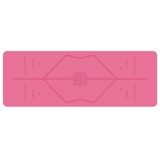 Qurang 橡膠姿勢瑜珈墊, 粉紅色(kmj35), 1個