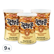 머거본 꿀땅콩, 135g, 9개