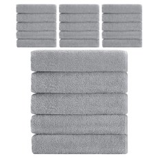 하비티 고급 수건 30수 150g, 그레이, 20개