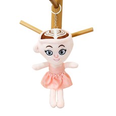 아트조이 이탈리안 브레인롯 인형 키링, 발레리나 카푸치나, 1개