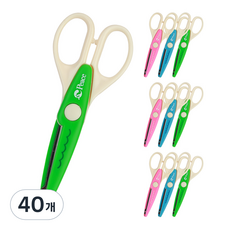 Peace Korea 平和 Biduee 鋸齒剪刀2, 隨機出貨, 40個