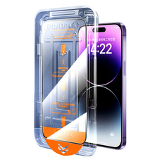 鋼化抗炫光高清懶人速貼滿版手機玻璃螢幕保護貼膜 防爆防摔, 1個