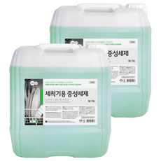 세제몰 세척기용 중성세제 프리미엄, 18.75L, 2개