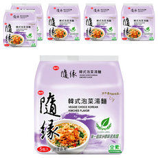 味丹 隨緣 韓式泡菜湯麵 75g, 30包