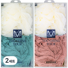 엠엔피라이프 고급형 샤워볼, 랜덤발송, 2개입, 2세트