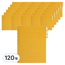 ECO Chungwoon 紙質A4牛皮紙文件夾, 黃色, 120個
