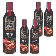 Sempio 膳府 山茱萸石榴玄米黑醋, 900ml, 5瓶