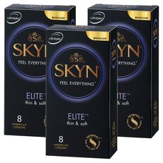 SKYN 엘리트 슬림형 콘돔, 8개입, 3개