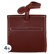 바이데 강아지 깔끔한 편한 풉백파우치, 찐브라운, 4개, 1개입