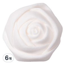 라퀴베메종 퍼퓸 드 룬 버블 바 쉐이즈 블랑쉬, 80g, 6개